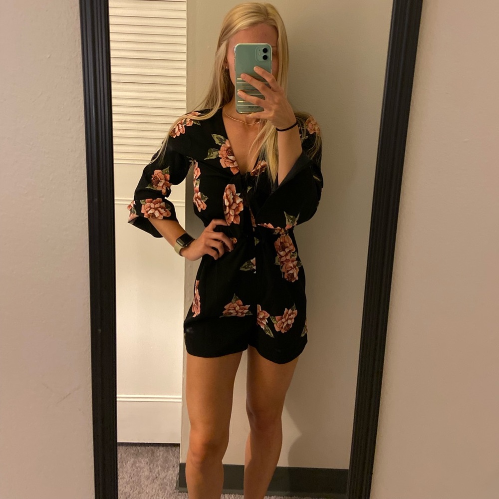 Floral Xhilaration romper